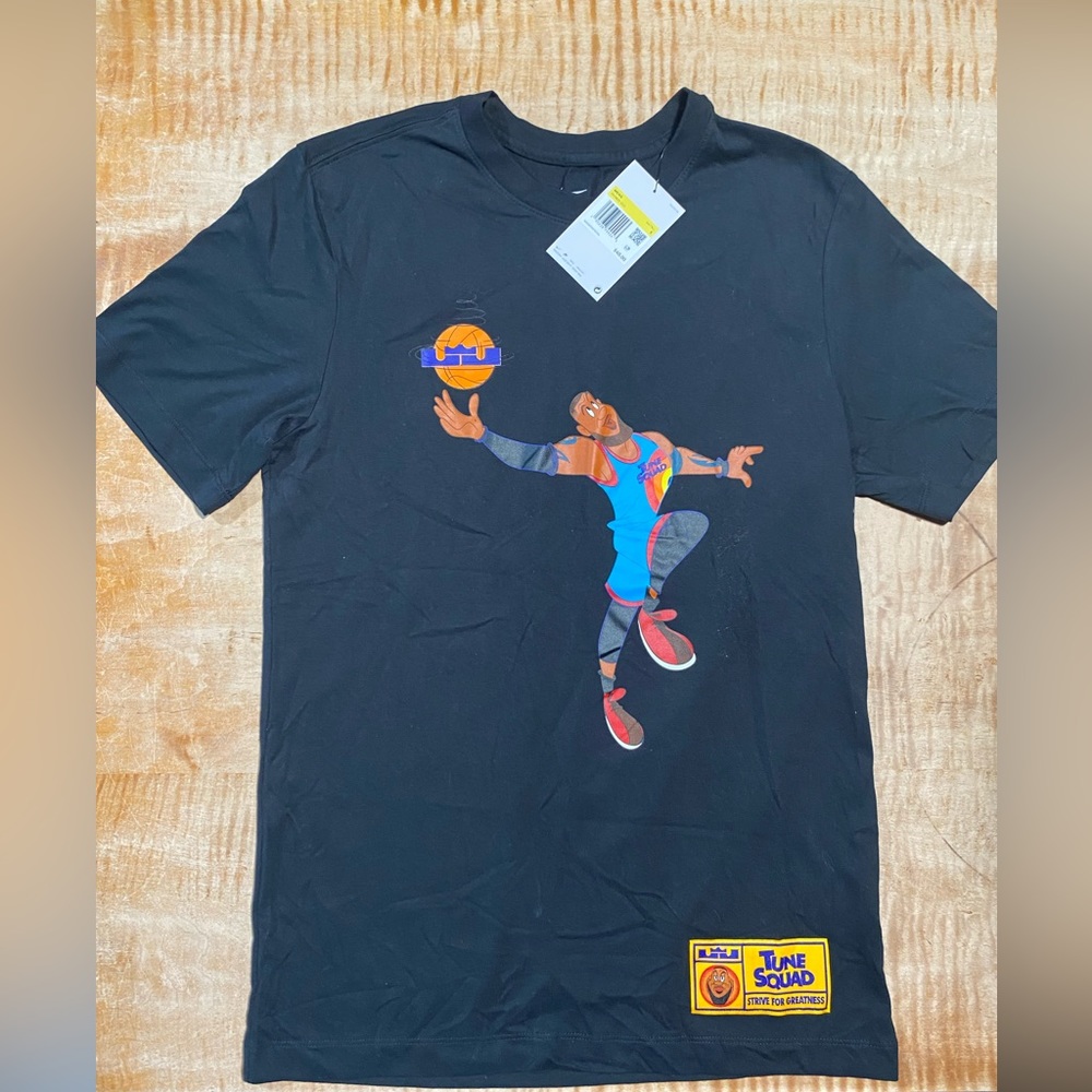 Nike Mens Basketball Dri-Fit Tune Squad Lebron Space Jam Tee - mens small - NWT